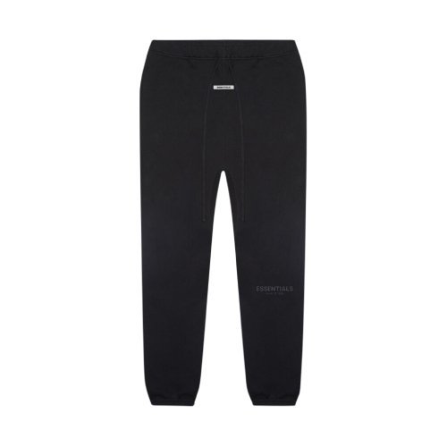Essentials Fleece Oversized Black Sweatpants Essentials Fleece Oversized Black Sweatpants
