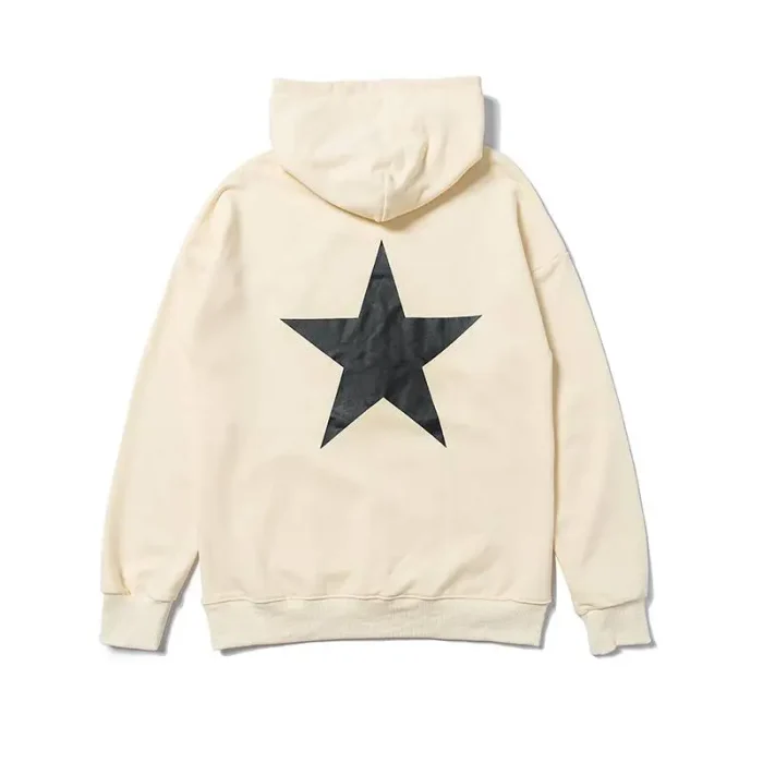 New Oversized Essentials Star Hoodie in front side