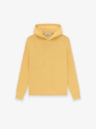 Kids Essentials Knit Hoodie Lite Orange in front side