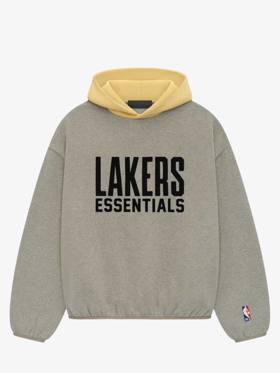 Essentials Lakers Logo Hoodie Essentials Lakers Logo Hoodie in front side