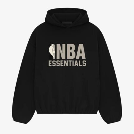 Essentials NBA Hoodie - Black in front side