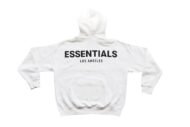 Fear Of God Essentials Los Angeles 3M Pullover Hoodie White in front side