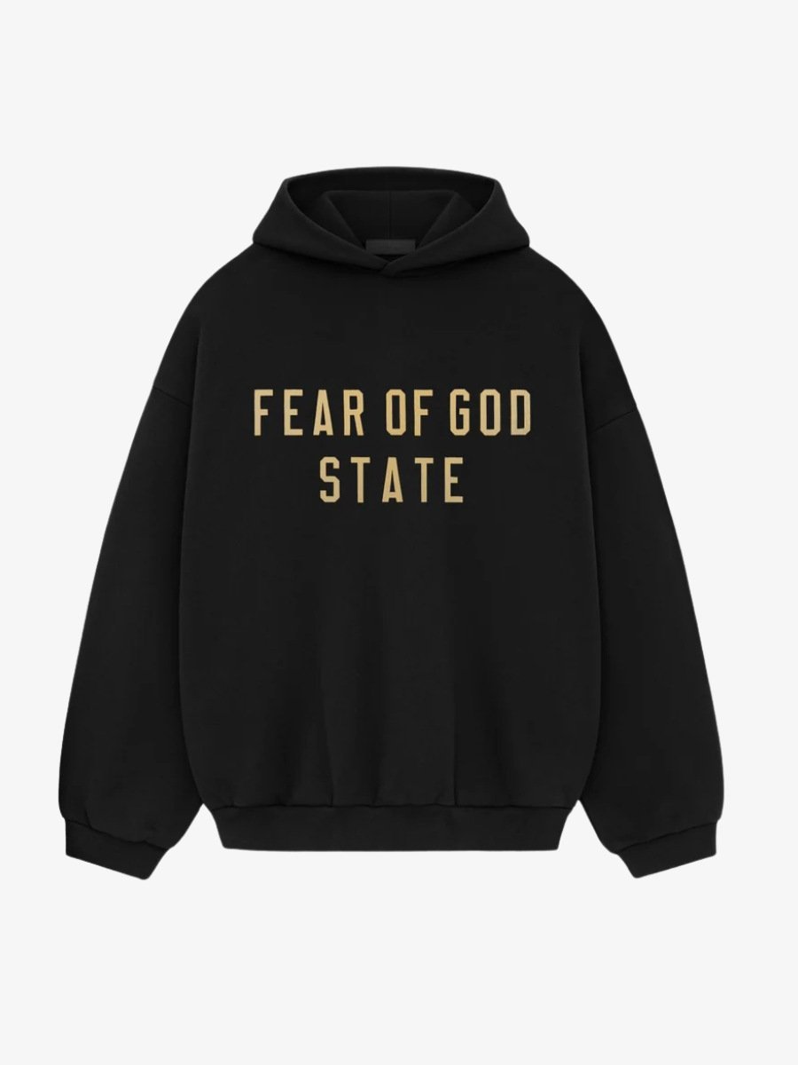 FOG Fleece Pullover Logo Hoodie - Black FOG Fleece Pullover Logo Hoodie - Black