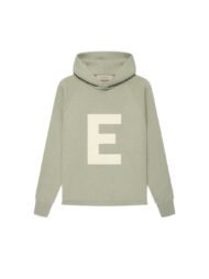 Fear Of God Essentials Kids Big E Knit Hoodie Seafoam in front side