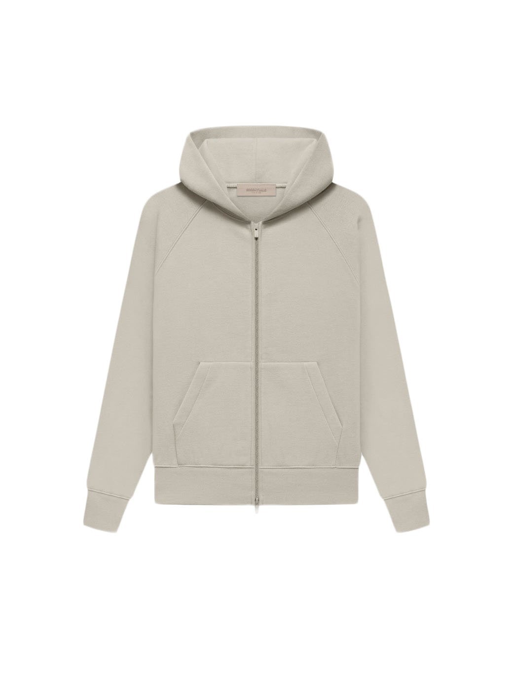 Fear Of God Essentials Kids Full-Zip Hoodie Smoke Fear Of God Essentials Kids Full-Zip Hoodie Smoke in front side