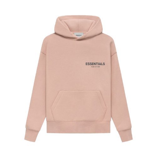 Fear of God Essentials Pullover Hoodie Pink Fear of God Essentials Pullover Hoodie Pink