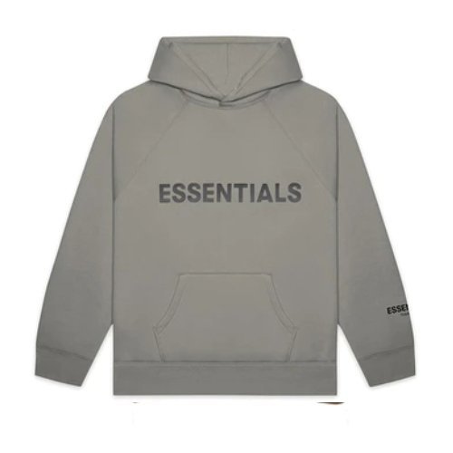 Essentials Hoodie in Grey Essentials Hoodie in Grey in front side