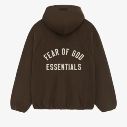 Fear Of God Essentials Hoodie Brown